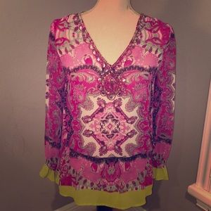Stunning blouse with beaded detial